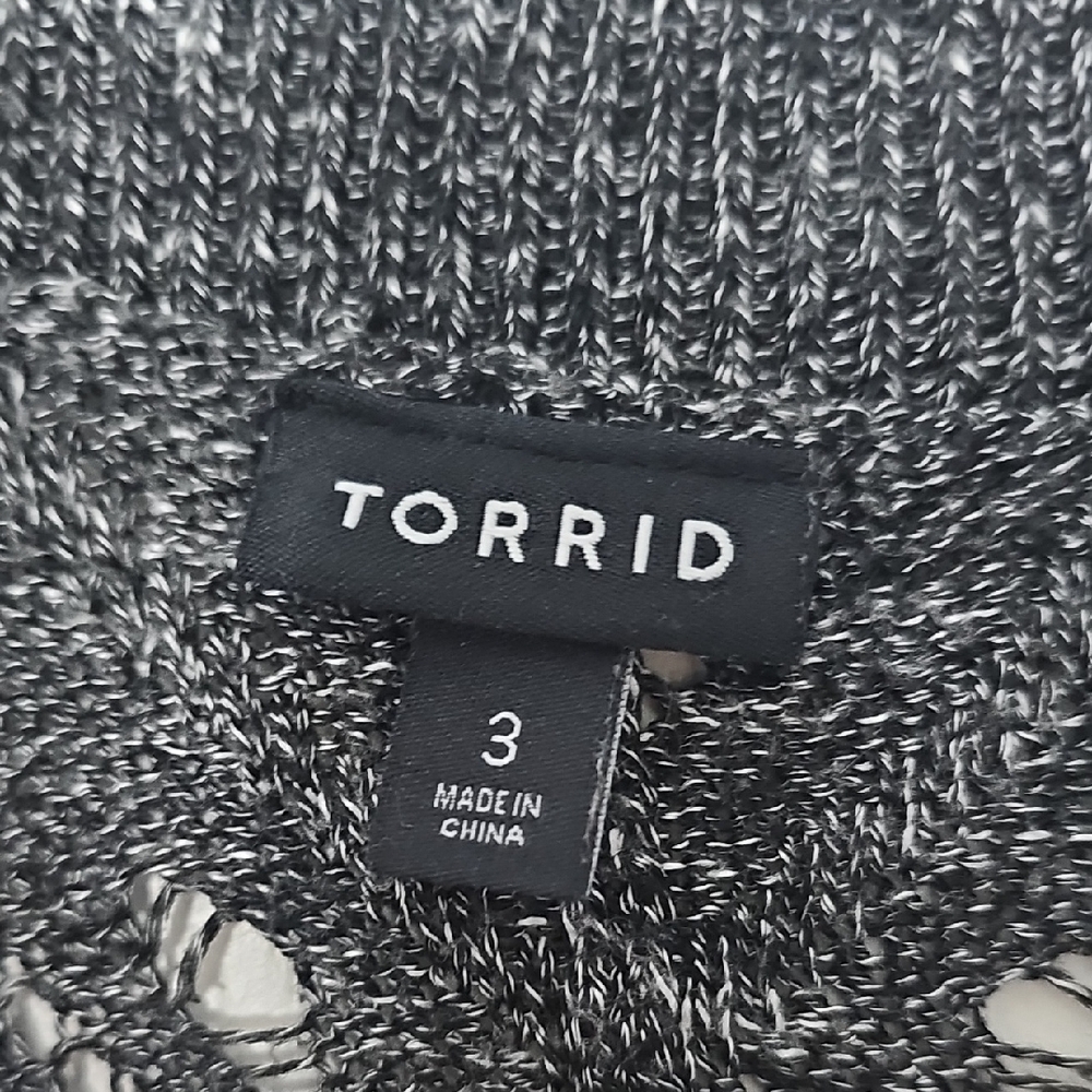 Torrid Charcoal Knit Sweater - Picture 4 of 6